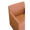 Manhattan Comfort Anna Square Faux Leather Dining Chair in Saddle - Set of 2 2-DC058AR-SA - alternate 6